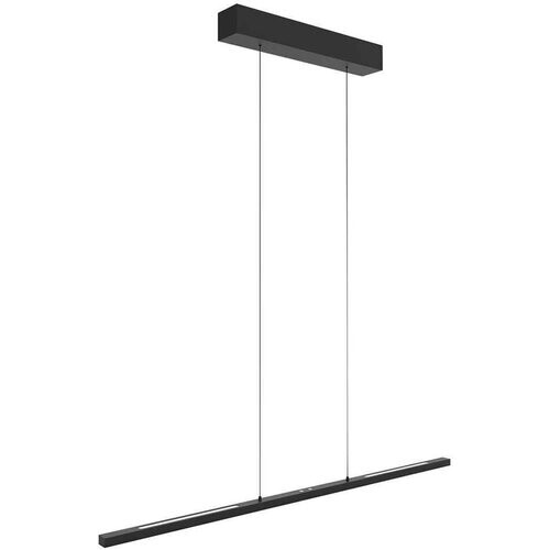 Tweedekans Steinhauer Bande LED Hanglamp – Zwart Metaal – Designlamp met Boven- en Onderlicht – Verstelbaar – Modern & Functioneel – 3-Lichts – 3800 Lumen