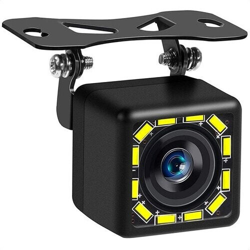 Tweedekans Strex Achteruitrijcamera - Universeel RCA - 12 LED Nachtzicht - IP68 Waterdicht - Achteruitrij Camera Auto