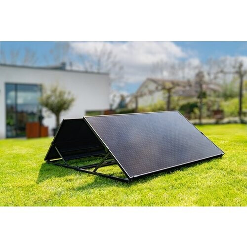 Tweedekans Sunet Solarpad Dual 760Wp - zonnepaneel met stekker - plat dak - plug & play zonnesysteem - 660kWh per jaar besparen!