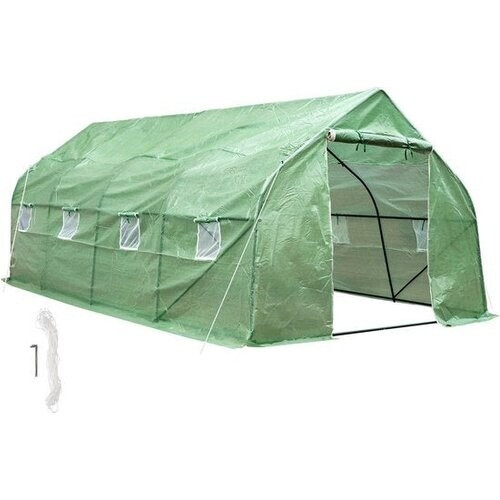 Tweedekans tectake® - Broeikas - Folieserre - Tunnelkas - 600x300x205 cm - 402265