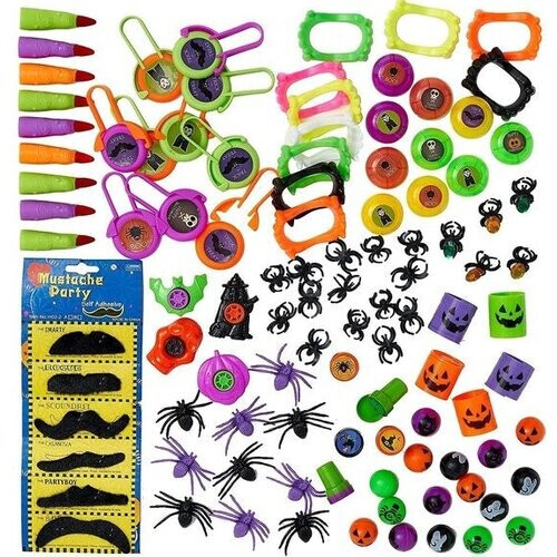 Tweedekans The Twiddlers - Set van 110 Speelgoedjes voor zowel binnen en buiten - Halloween Thema