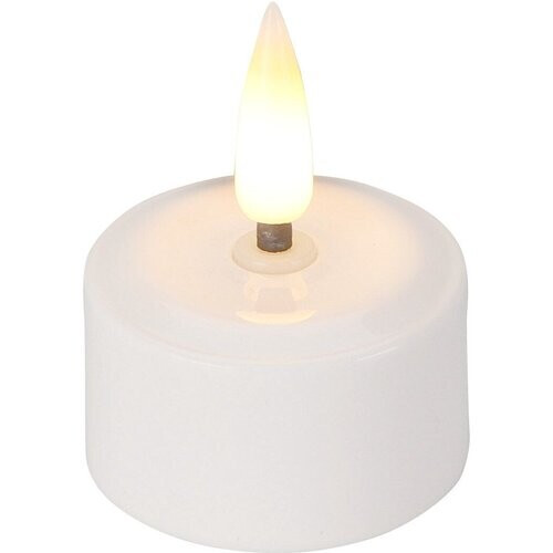 Tweedekans Theelichtjes LED Box 4 stuks Oplaadbaar - Ø4cm *Uitbreidingsset ZONDER oplader*