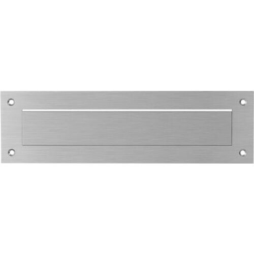 Tweedekans Tochtklep rechthoekig 350x100x2,5mm met vlakke naar binnenvallende klep