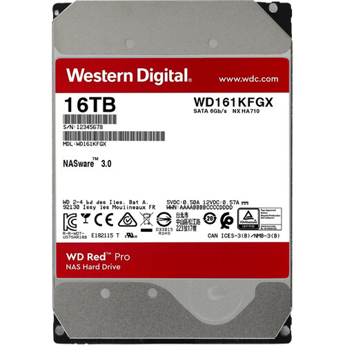 Tweedekans WD Red Pro WD161KFGX 16TB