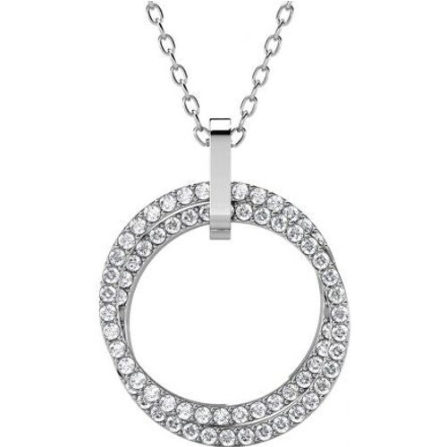 Tweedekans Yolora Ketting - 18K Witgoud Verguld - Incl. geschenkverpakking - Tot 45 cm - Zilverkleurig