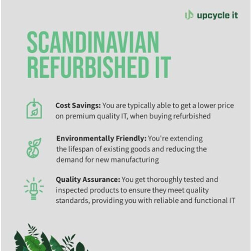 upcycle it Apple iPhone 14 - Refurbished - 256 GB - 15,5 cm (6.1) 5G Dual SIM iOS 17 Zwart